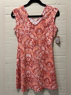 Title Nine Double Dare NWT Paisley Sleeveless Athletic Travel Dress Size S